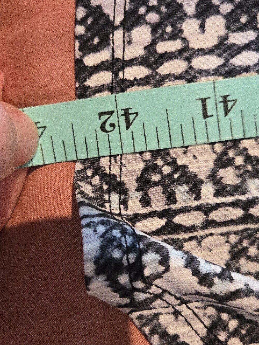BCBGMAXAZRIA | Mixed Print Fit & Flare Dress, Size S - Picture 9 of 9